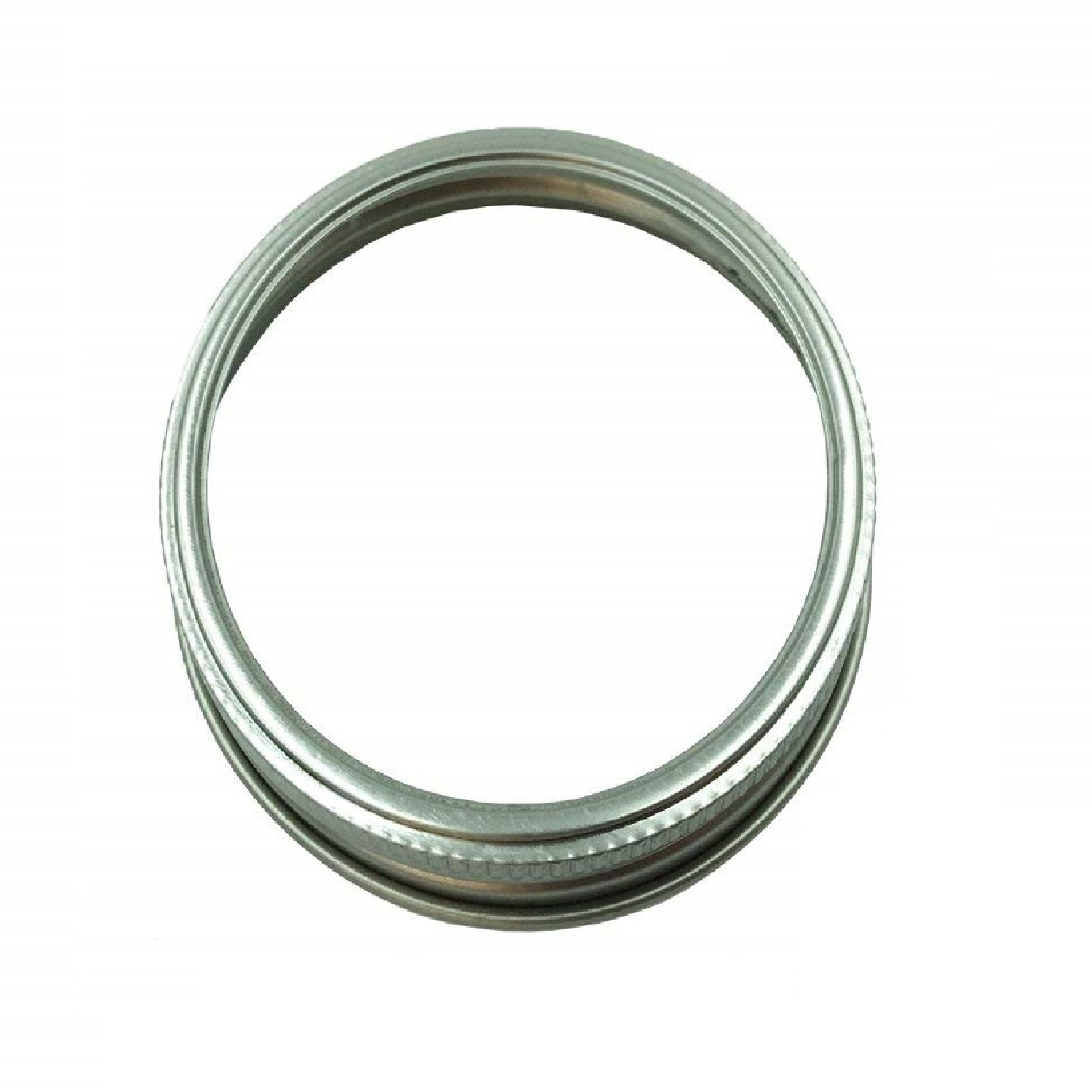 Silver rust resistant screw stainless steel rings / bands for Mason jars
